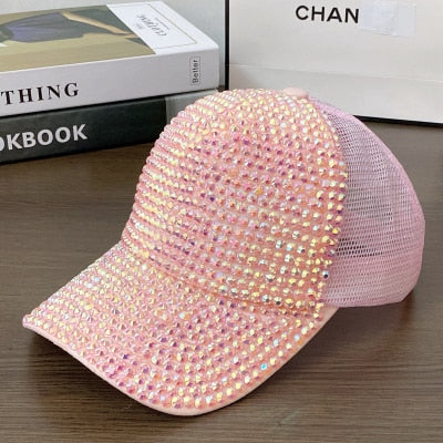 Rhinestone trucker hat- Bring the Bling!