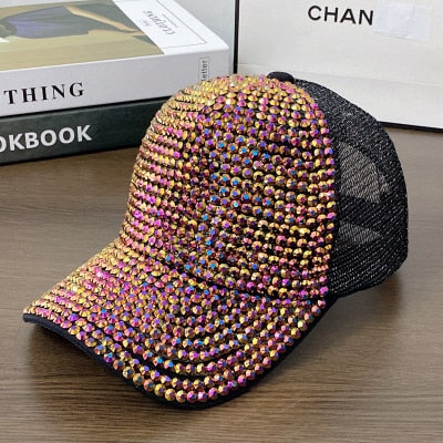 Rhinestone trucker hat- Bring the Bling!