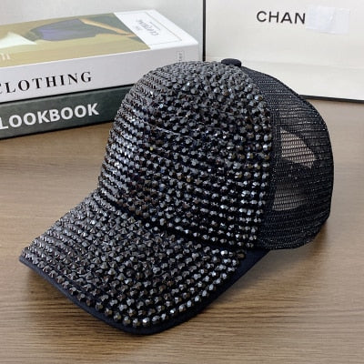 Rhinestone trucker hat- Bring the Bling!