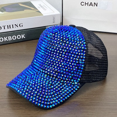 Rhinestone trucker hat- Bring the Bling!