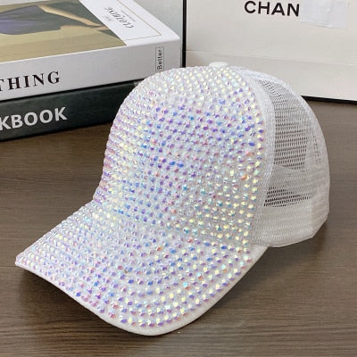 Rhinestone trucker hat- Bring the Bling!