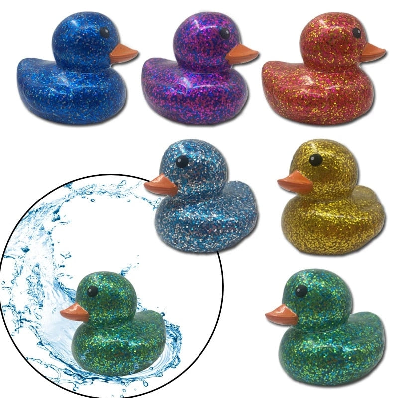 Glitter Lucky Ducks- 6 pieces